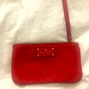 Kate Spade Red Clutch